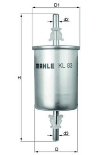 Mahle fuel filter for opel - mahle,