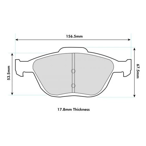 Pbs procomp front brake - procomp, pads