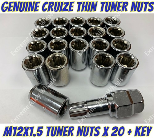 Chrome tuner wheel nuts - x,
