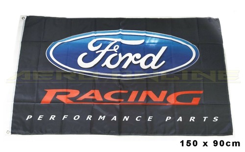 Ford racing garage flag for - ford,