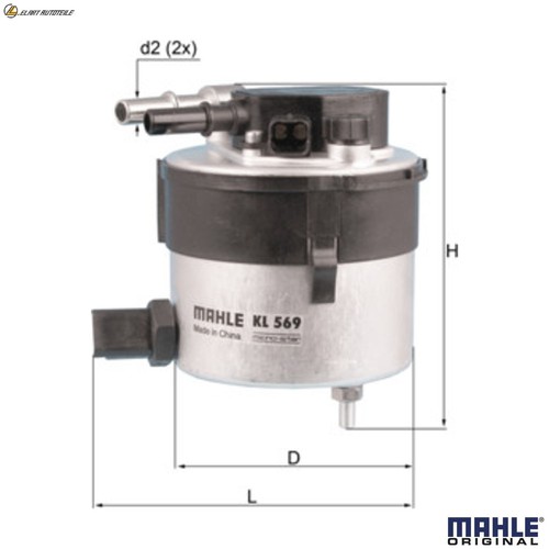 Fuel filter 569 for ford - filter, kl