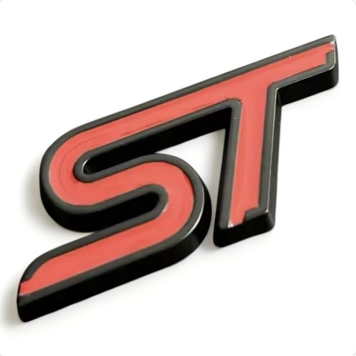 Ford grille badge red - ford, st