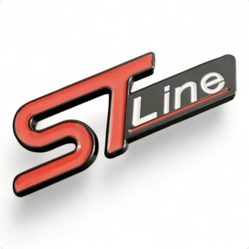 Ford line grille badge - st, red