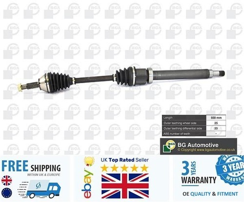 Front right driveshaft cv - front, (cv