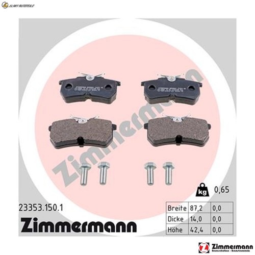 Brake pad set - brake,