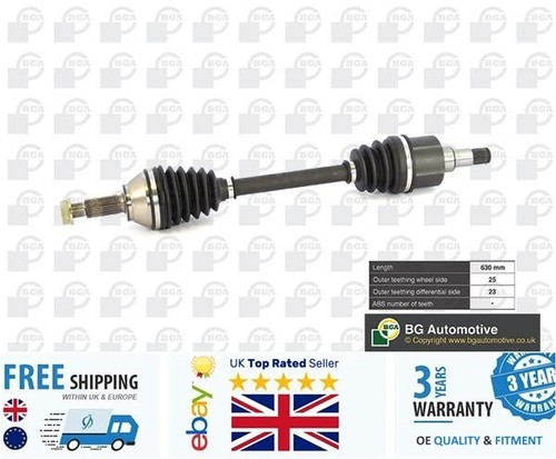 Front left driveshaft cv - front, (cv