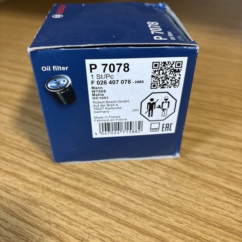 Bosch oil filter - bosch, p7078