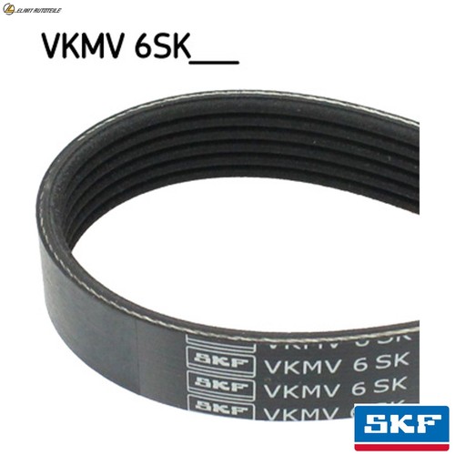 Ribbed belt vkmv 6sk1019 - vkmv, for